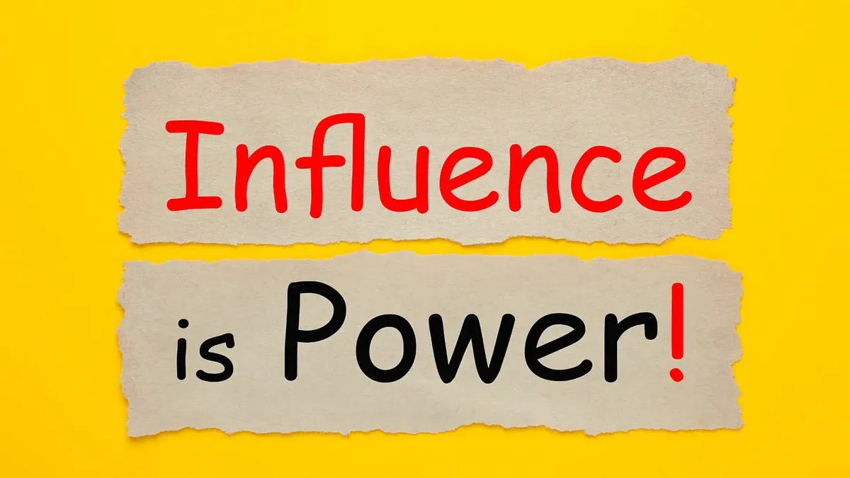 Illustration: Influence can come before trust