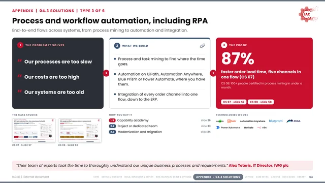 IAC.ai: Process and workflow automation, including RPA