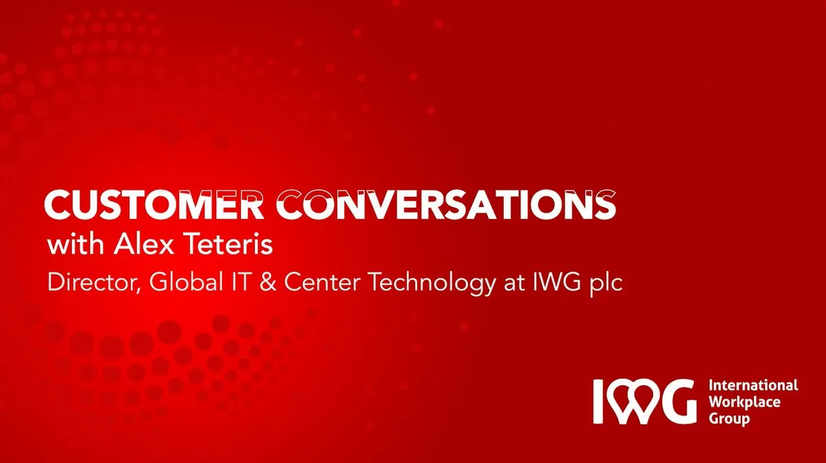 Customer conversations with Alex Teteris, IWG