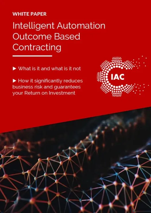 Intelligent automation outcome-based contracting